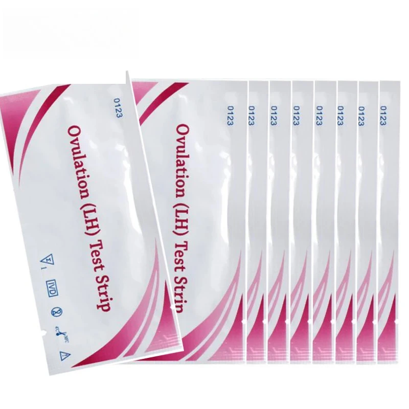 50Pcs LH Ovulation Tests Household Strips Urine Test Over 99% Accuracy Pregnancy First Response