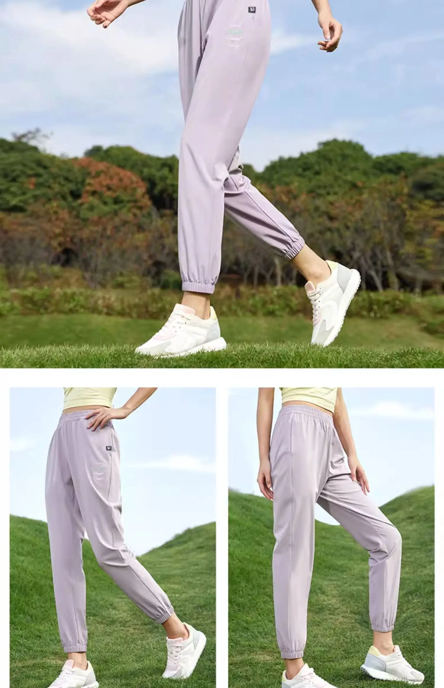 Description Picture 4 of itemGOLDEN CAMEL Hiking Pants Women and Men Quick-drying Sports Running Pant for Men Loose Breathable Shorts Fitness Casual Trousers