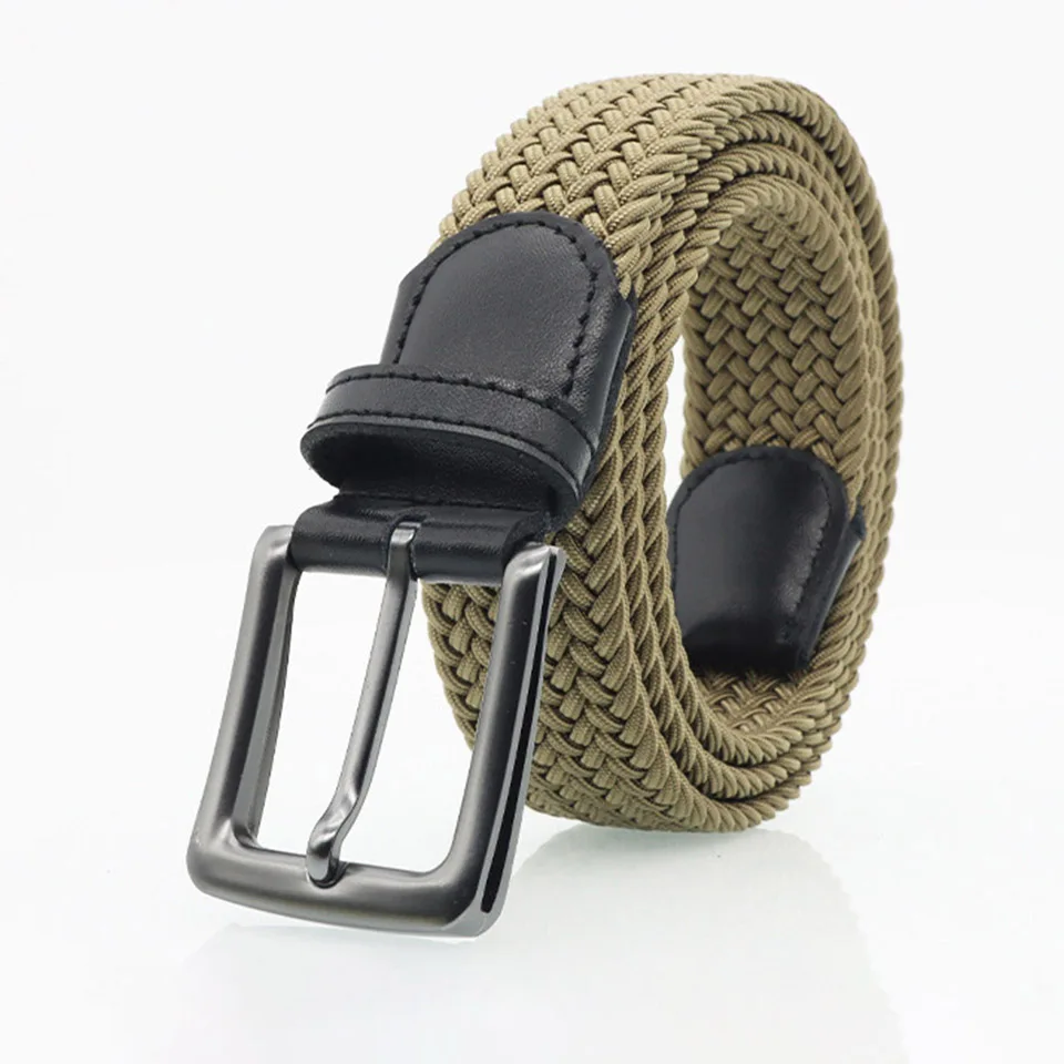 Fashionable Men Needle Buckle Woven Waistband Commuting Waistband Leisure Business Travel Golf Quick Detachable Nylon Belt A3153 high quality men s tactical waistband with thick nylon strap for outdoor military training quick detachable hunting waistband