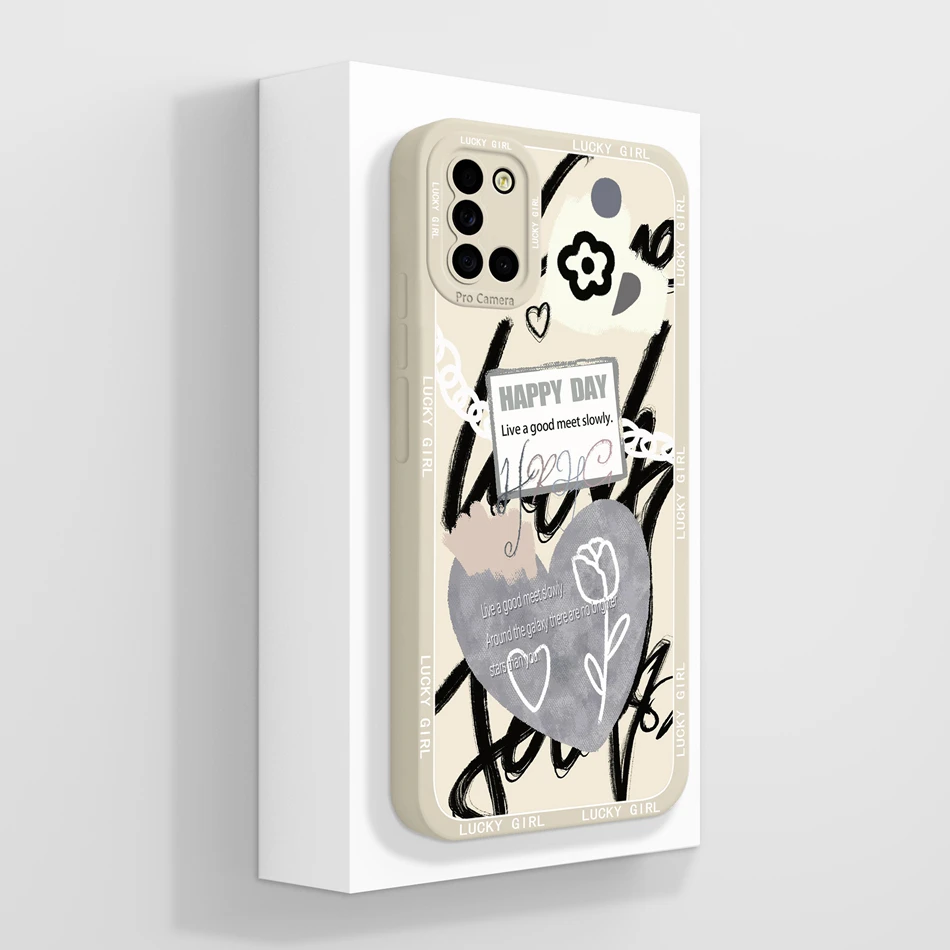 Aesthetic Soft Silicone Phone Case with Full Protection and Anti-Shock Design