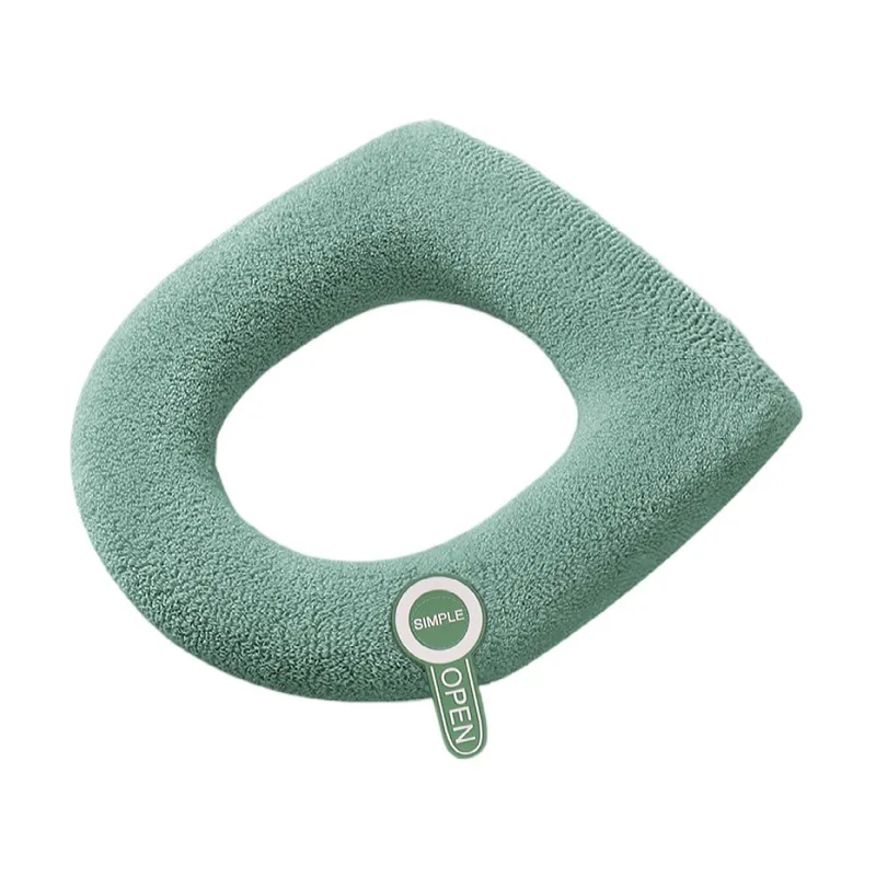 for Winter Toilet Seat pad Home Toilet Mat Four Seasons Universal Potty Cushion Washer soft Toilet cape case Seat warmer Cover 6