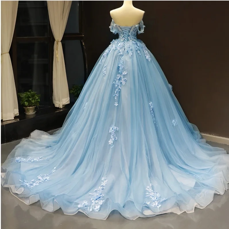 BOMARIS Quinceanera Dresses Vestidos De 15 Anos Sexy Off-Shoulder Flower Princess Party Birthday Customized quinceanera dresses