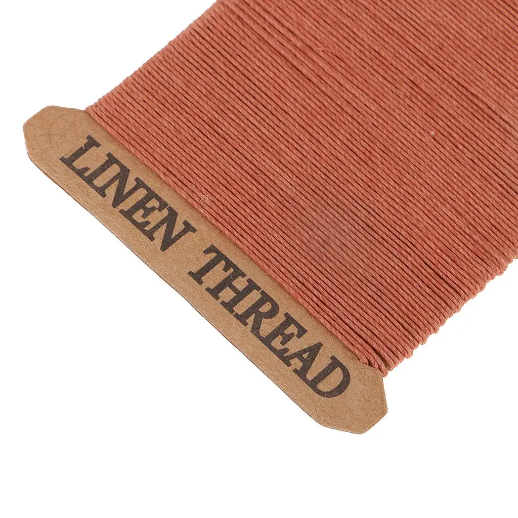 Waxed Linen Thread for Hand Sewing Bags Leather Crafts Jewelry Making Tools Manual Stitching and Repair Sewing Yarn