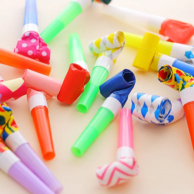 Confezione Da 40 Cornetti Festa Colorati DDKY - Strombazzi Con Fischietto Per Compleanni, Matrimoni E Feste - Foto 14