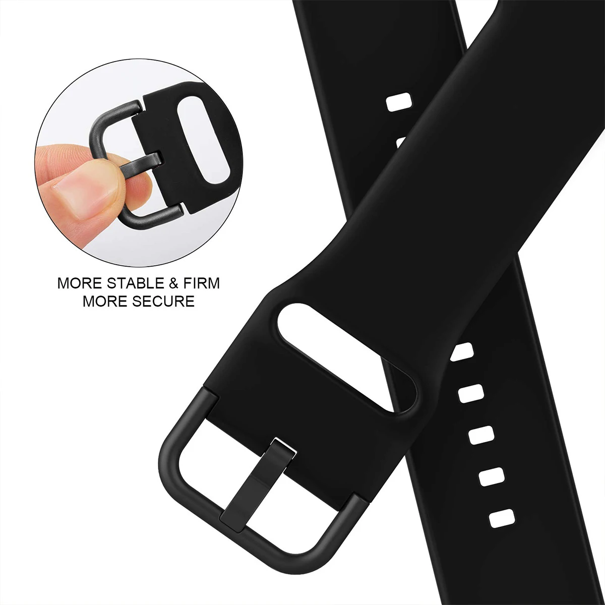 Classic Sporty Casual Silicone Smartwatch Band