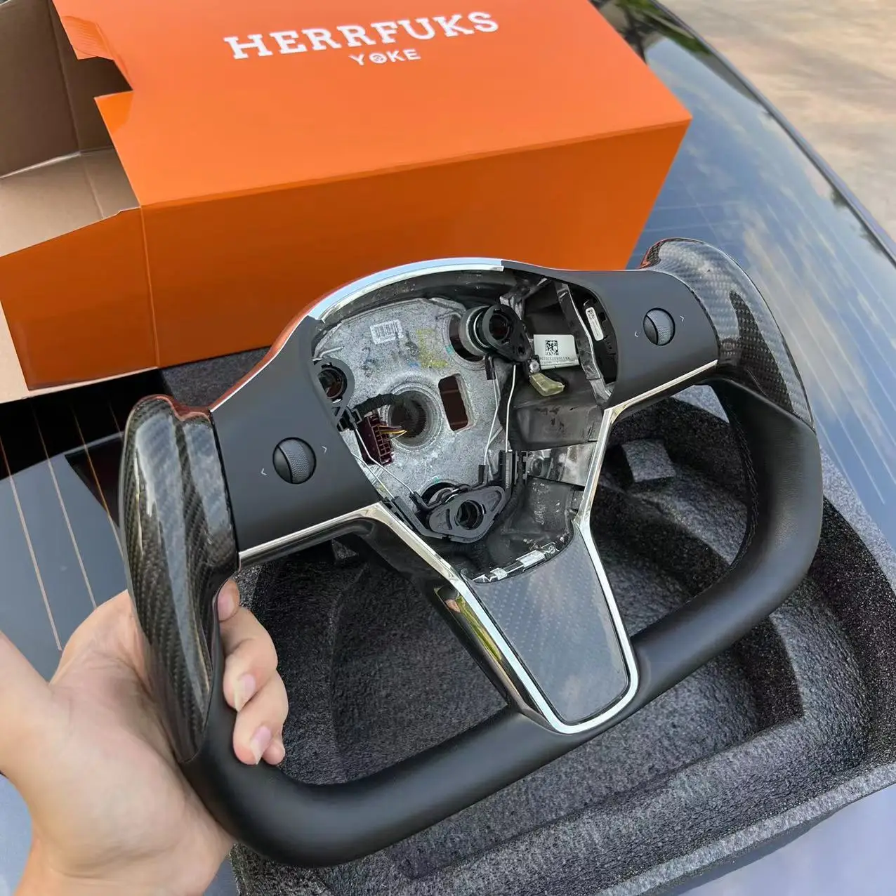 Yoke Steering Wheel Heating for Tesla Model 3 Model Y 2016 2017 2018