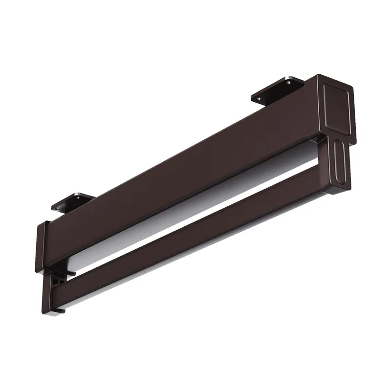 Expandable Sliding Pants Rack Aluminum alloy Wardrobe Clothes Rack Wall-mounted Retractable organizer Collapsible Drying Holder 5