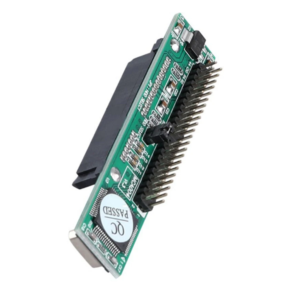 노트북용 SATA-IDE SSD 어댑터, 2.5 인치, 7 + 15 핀 암에서 44 핀 수 하드 드라이브 변환기 카드, 150MB/s 지지대 ATA 66/100/133