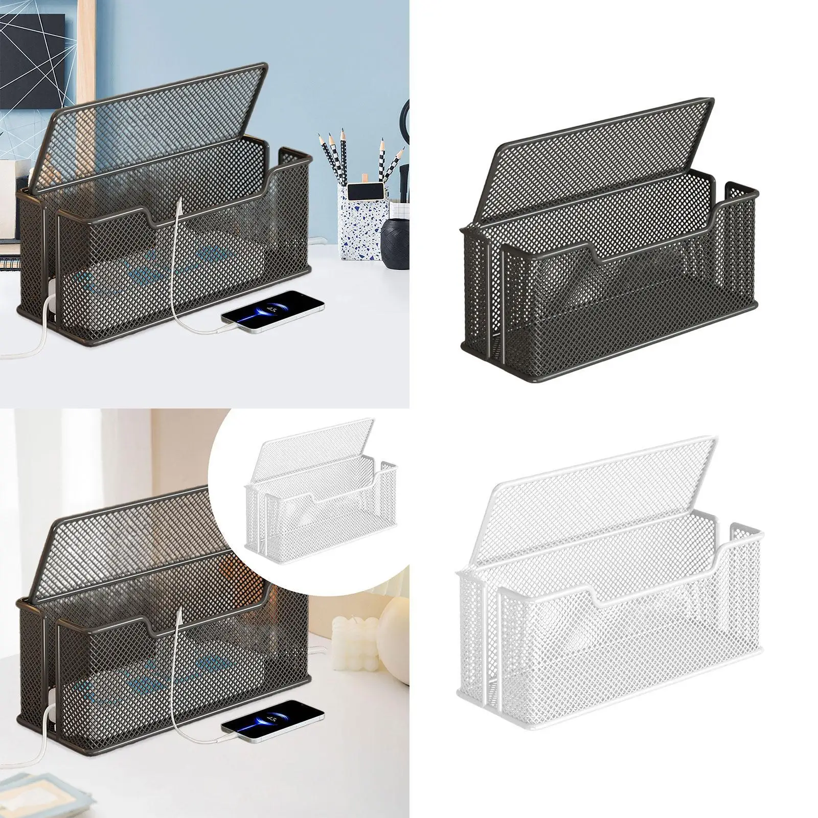 Cable Management Box Cable Organizer Reusable Decor Accessories Protective Cable Management Box Cable Organizer Reusable Decor Accessories Protective