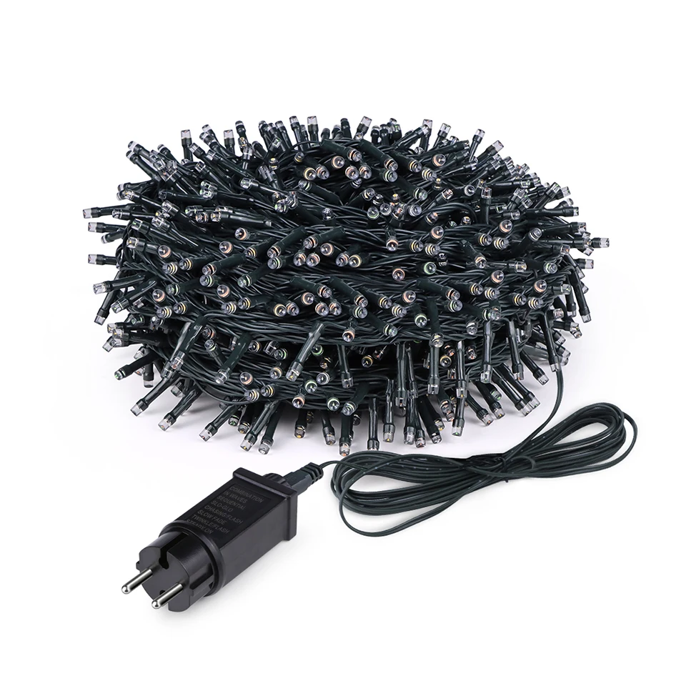 10M-100M LED Festival Lights Outdoor LED String Garland Light 110V 220V to DC24V Home Garden Party New Year Wedding Decoration