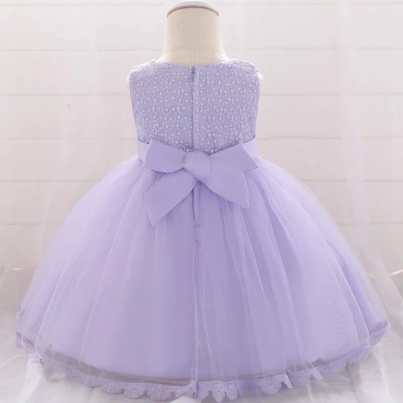 

Toddler Baptism 1st Birthday Dress For Baby Girl Clothes Lace Princess Dress Flower Girls Party Ceremony Gown Infant Vestidos