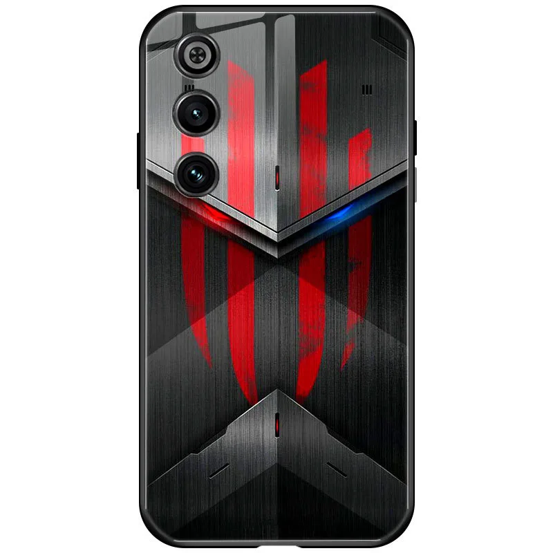 Premium Anti-Shock Tempered Glass Back Cover with Hard Case Protection