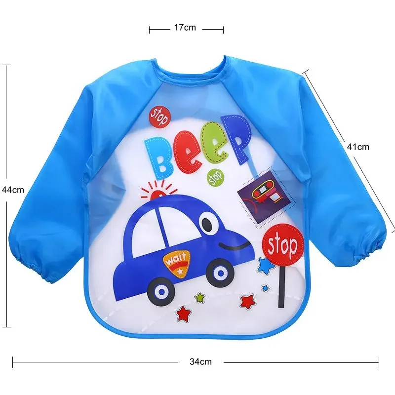 Baby Bib 1Pcs Cartoon Animal EVA Waterproof Baby Apron for Infant Feeding