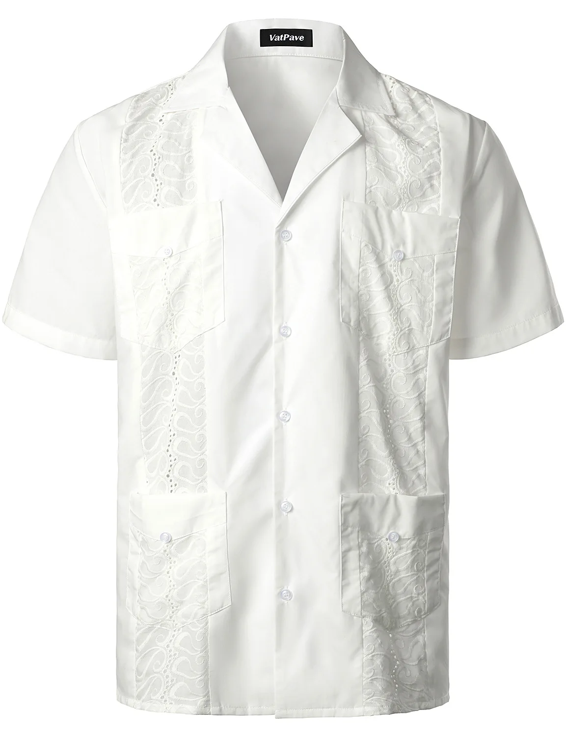

Men's Short Sleeve Cuban Guayabera Shirts
