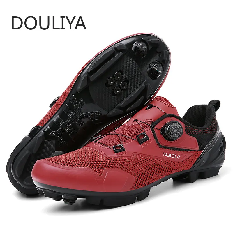 DOULIYAMTBCyclingShoeswithClitsMenRoadBikeSneakersRacing