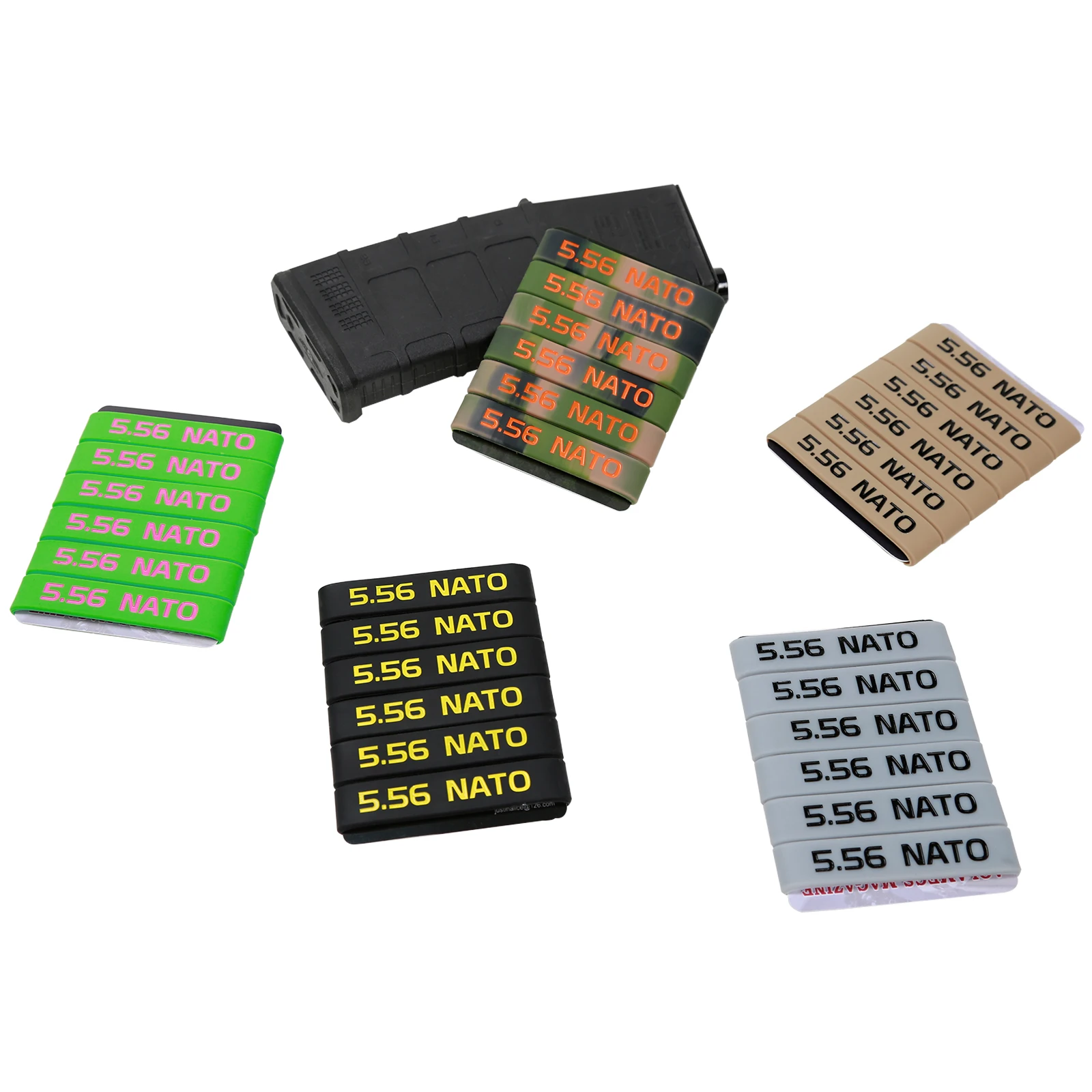 XMJY Magazine Bands - 12 Pack 300 Blackout Magazine Bands With 12 Pack 300 BLK Ammo