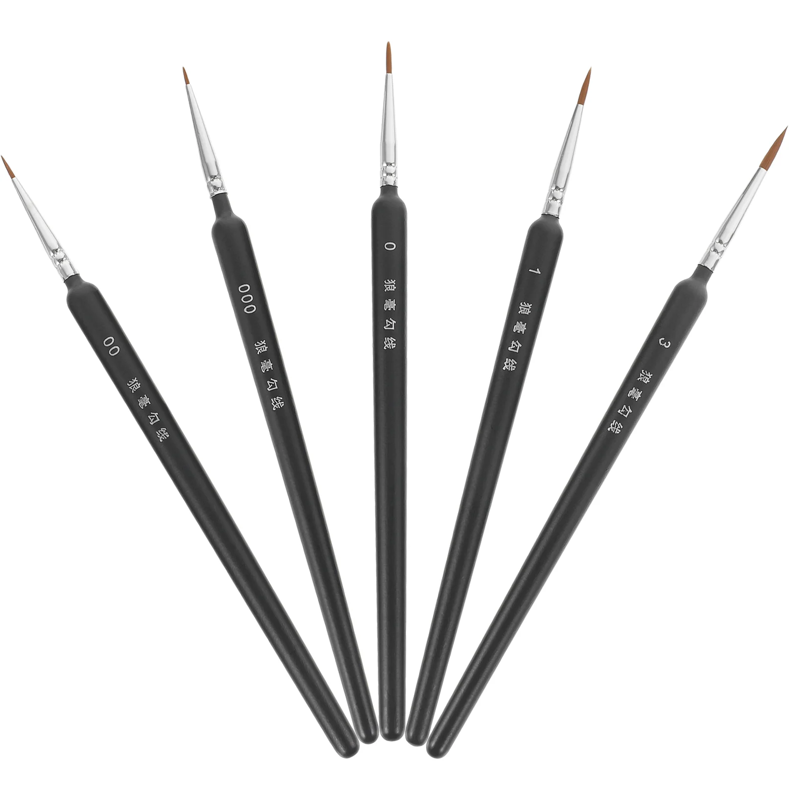 

3/5/6/9PCS Miniature Paint Brush Set Professional Nylon Brush Acrylic Painting Thin Hook Line Pen Art Supplies Hand Painted A3