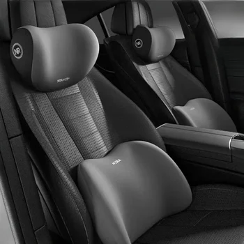 Car Memory Foam Neck Pillow Protection Lumbar Backrest Cushion Lumbar Cushion Car Headrest Cushion 1