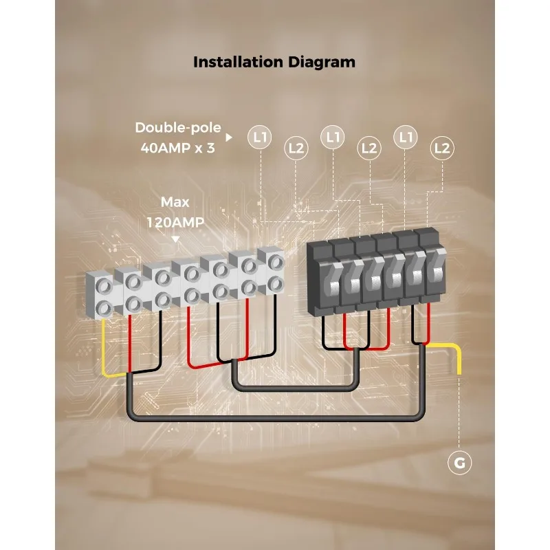 CAMPLUX Electric Tankless Water Heater 27kW 240V, Instant Hot Water Heater, Self-modulating Technology