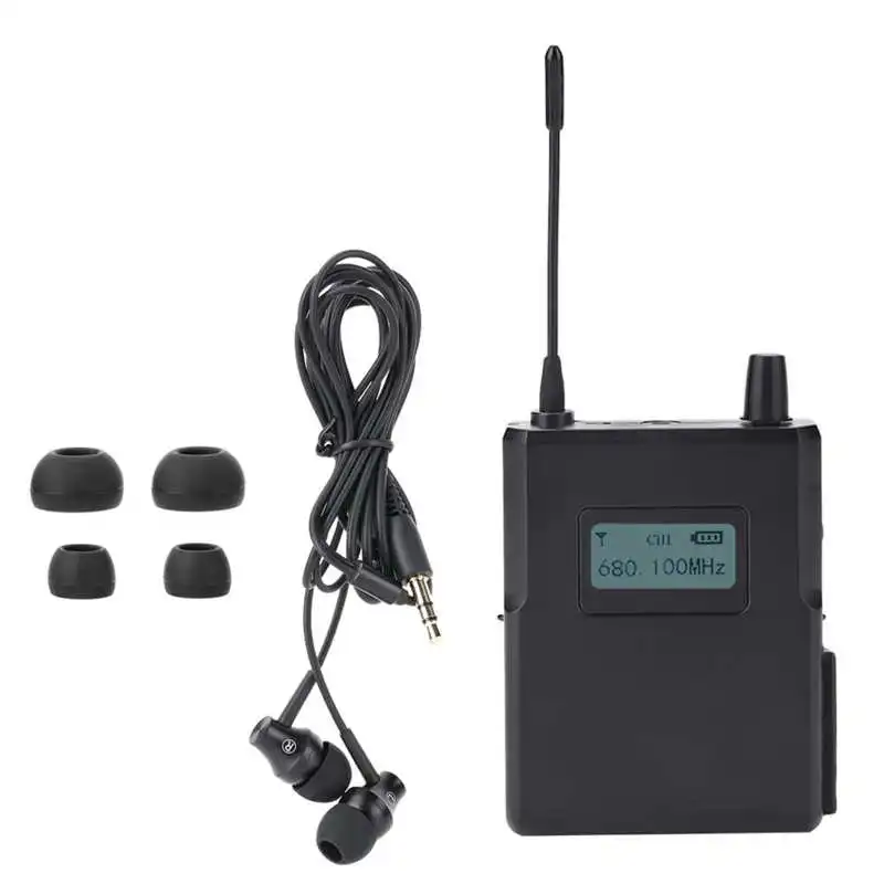 Original for ANLEON S2-R Receiver 863-865/670-680/526-535MHz Stage Monitor Receiver Clear Sound Wireless Monitor with Earphones 