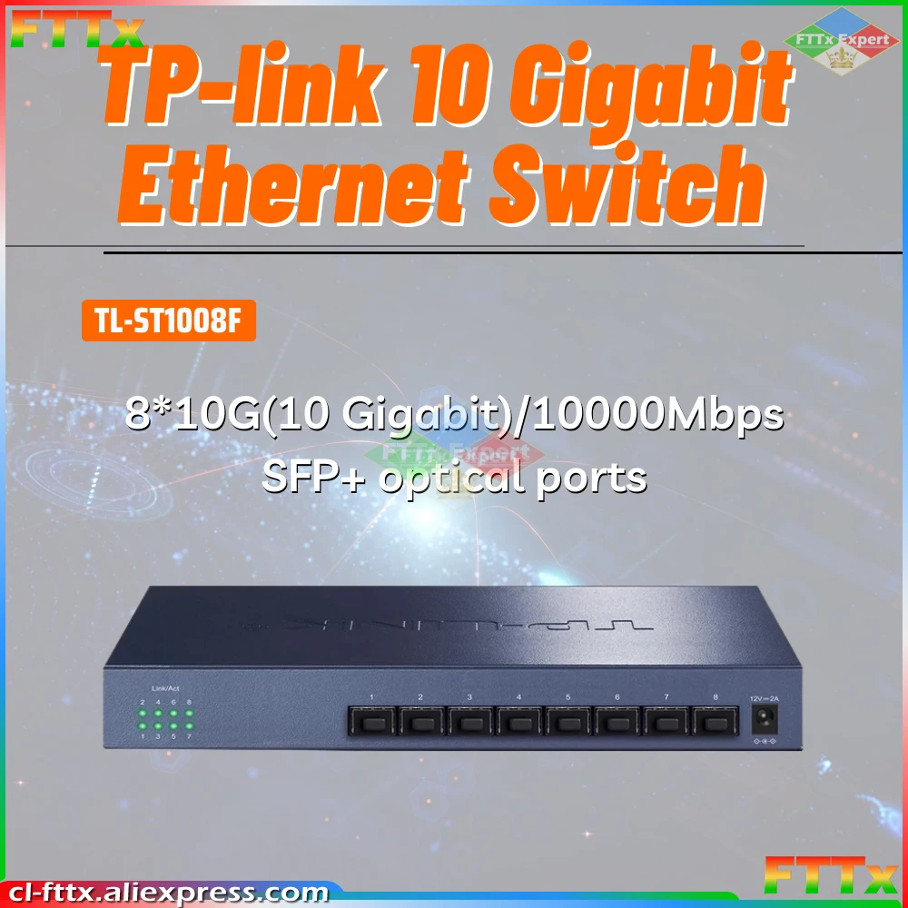 TP-LINK 10gbe switch 10gb switch 10 gigabit 10g switch 10gbps switch ...