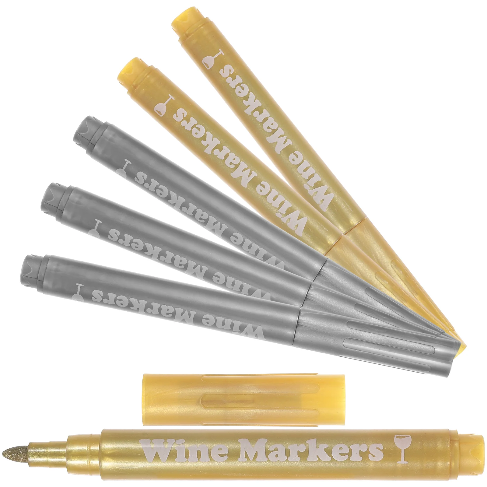 

6 Pcs Plastic Glasses Marker Scrapbook Pens Paint Markers Scrapbooking Child