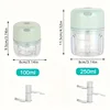 Electric garlic mincer, 250ml /100ML, cordless food processor for ginger peppers, fruit meat spices, beans 2