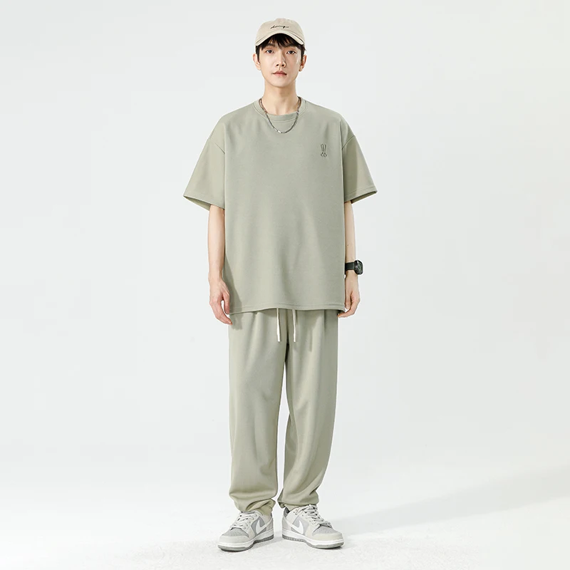 Summer Men's Casual Sets Men's Clothing Sportswear Sweatshirt T-shirt + Short Sportswear Jogger Male Fashion Tracksuits Hombre