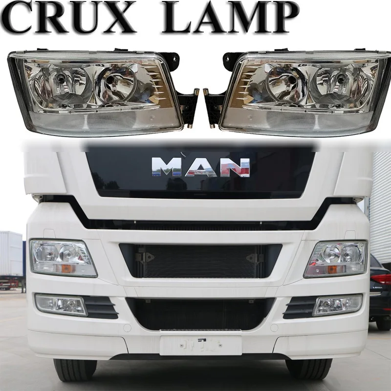 1PCS24VHeadLampUsedForMANTGXTGLTGSTruckHeadLight