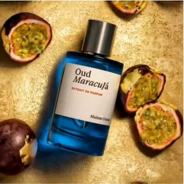 Eau de Parfum Unisexe Oud Maracuja 1.7oz Spray – Parfum Doux Essentiel, Cologne Arabe pour Homme 1