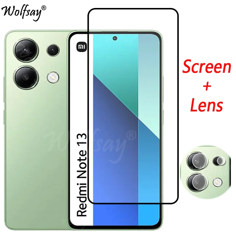 

Tempered Glass For Xiaomi Redmi Note 13 4G Screen Protector For Redmi Note 13 4G Global Camera Glass For Redmi Note 13 4G Glass