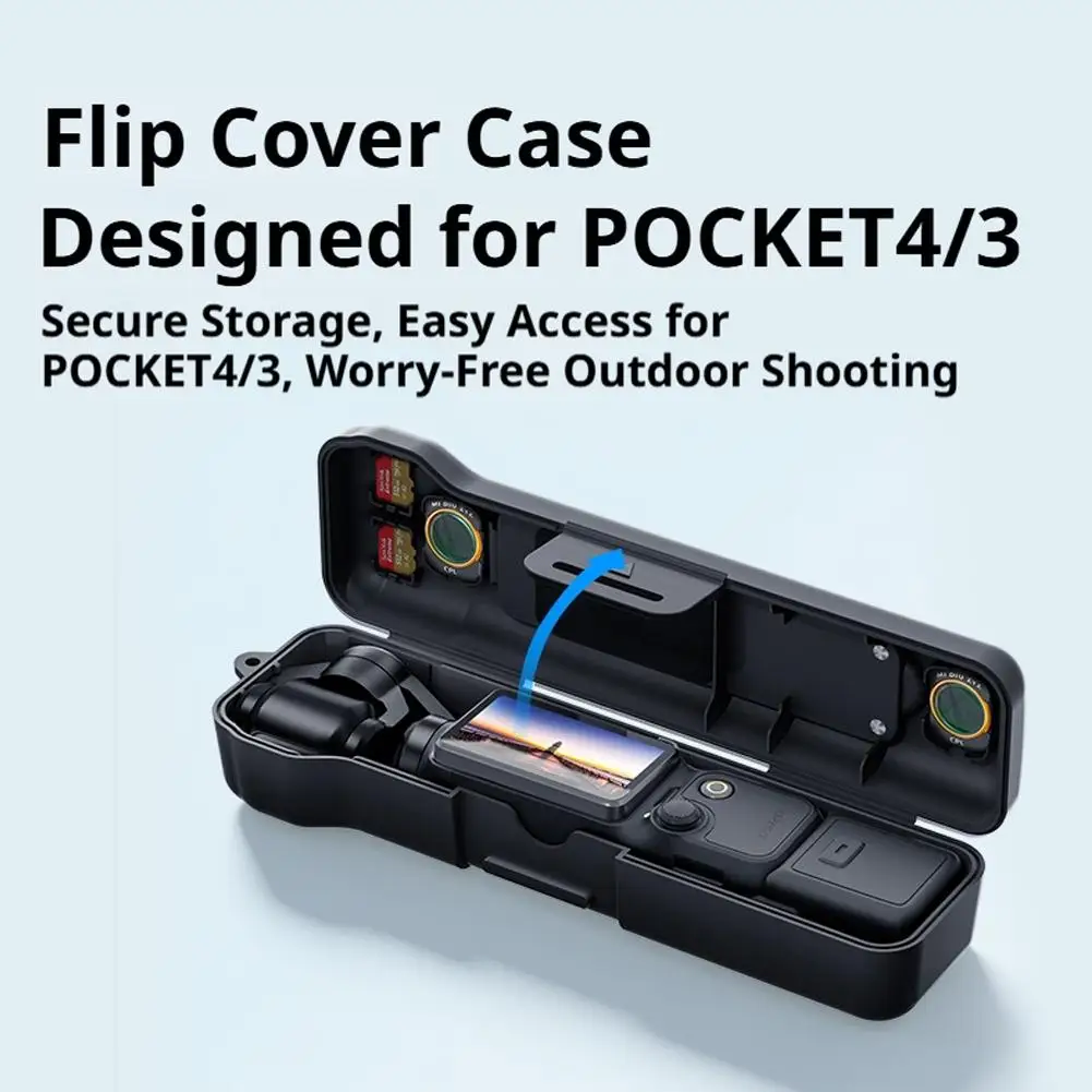 Ultimate Shockproof Flip Case with Built-in Filter Storage