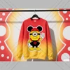 Disney Women's Pure Sweatshirt Hooded Sweatshirt Fashion Minions Mickey Pants Unique Print Plus Size Streetwear Hip-Hop Style