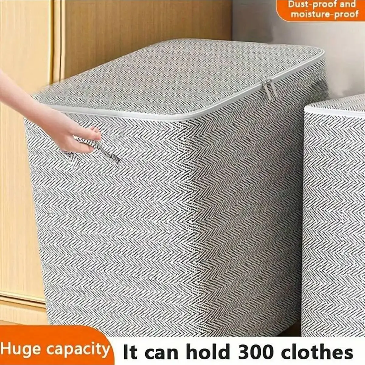 Extra Large Storage Box Quilt Organizer With Handle