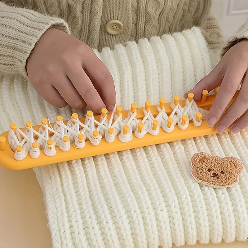 1pc Self-woven Scarf Weaving Artifact DIY Knitting Craft Weaving Tool Handmade Knitting Kit Loom