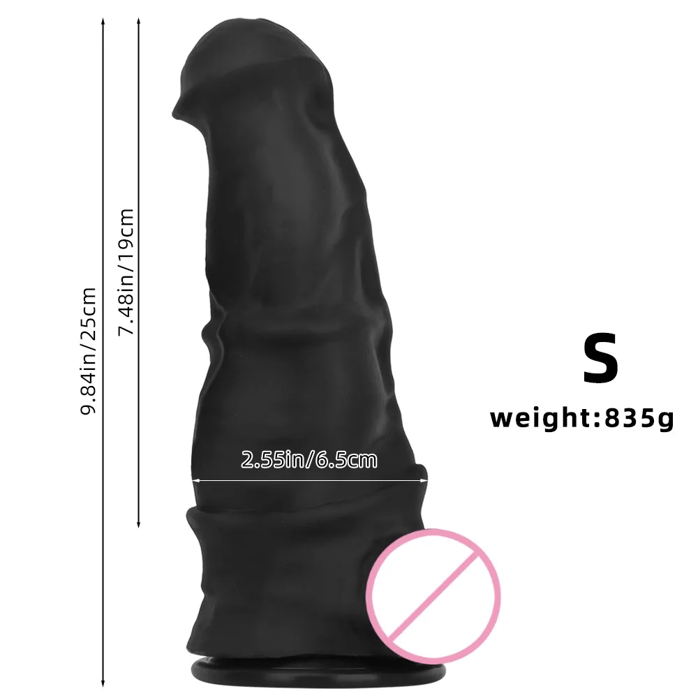 XXL Giant Horse Dildo Silicone Anal Plug Female Simulation Penis Male Fisting Dildo Posterior Vestibular Dilator Adult Sex Toys