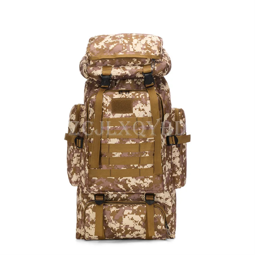 80L Large Capacity Tactical Backpack High Quality Oxford Fabric Waterproof Camping Hiking Outdoor Sports packageTraveling Bag