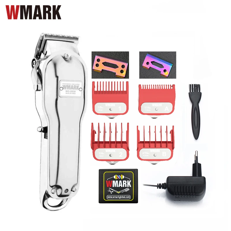 プロ用 WMARK オールメタル コードレスバリカン デジタル表示付き