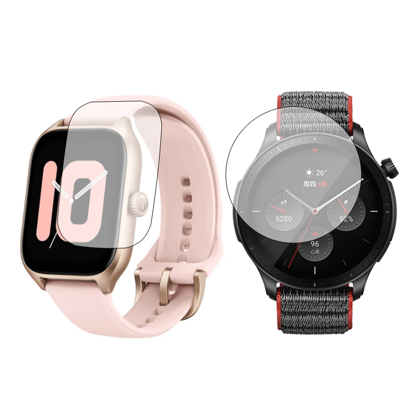 

Soft Screen Protector Film Cover For Amazfit GTR4/GTR3/GTR2/GTR 4/3/2 GTS4/GTS3/GTS 2e/GTS2 Mini/Bip 3/3pro/S/Lite/U/Pro T-rex