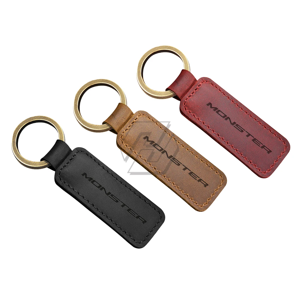 

Motorcycle Keychain Cowhide Key Ring For Ducati 696 796 795 821 400