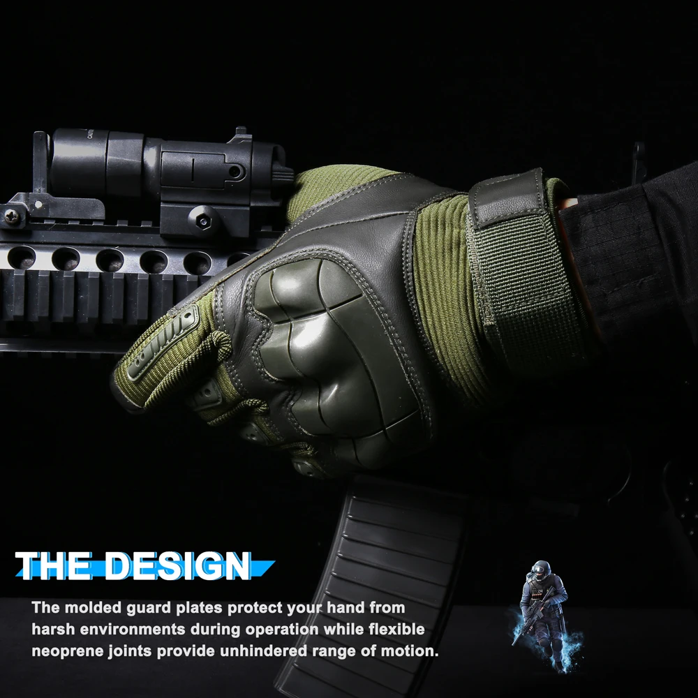 Tactical touch screen gloves Outdoor Sports Combat Airsoft Paintball Hunting Hiking Shooting Cycling Bike Protective Gear Men