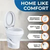 Toilet - Standard Height, Gravity Flush, Foot Pedal, Soft Close Lid with Sprayer Attachment, toliet 3