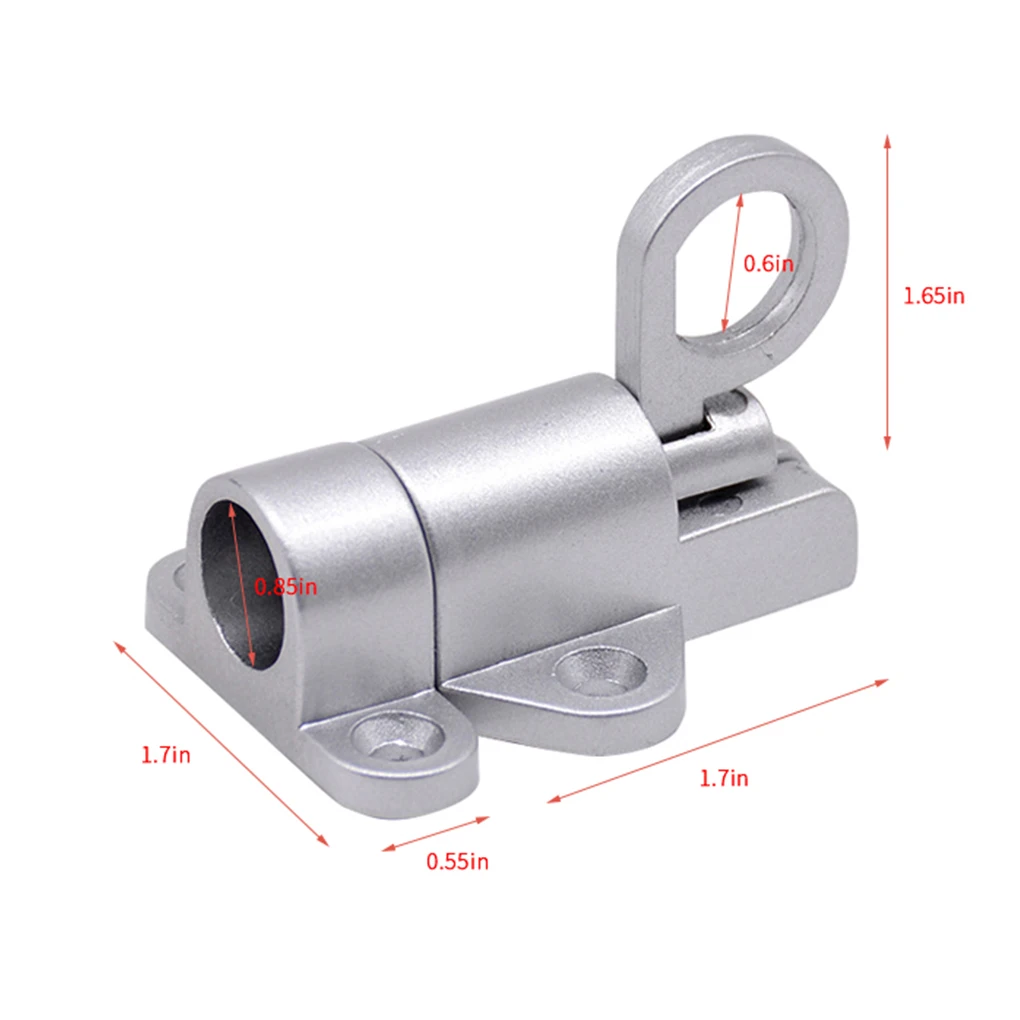 Automatic Door Bolt Latch Home Office Hotel Gate Aluminum Alloy Spring Bounce Window Lock door latch