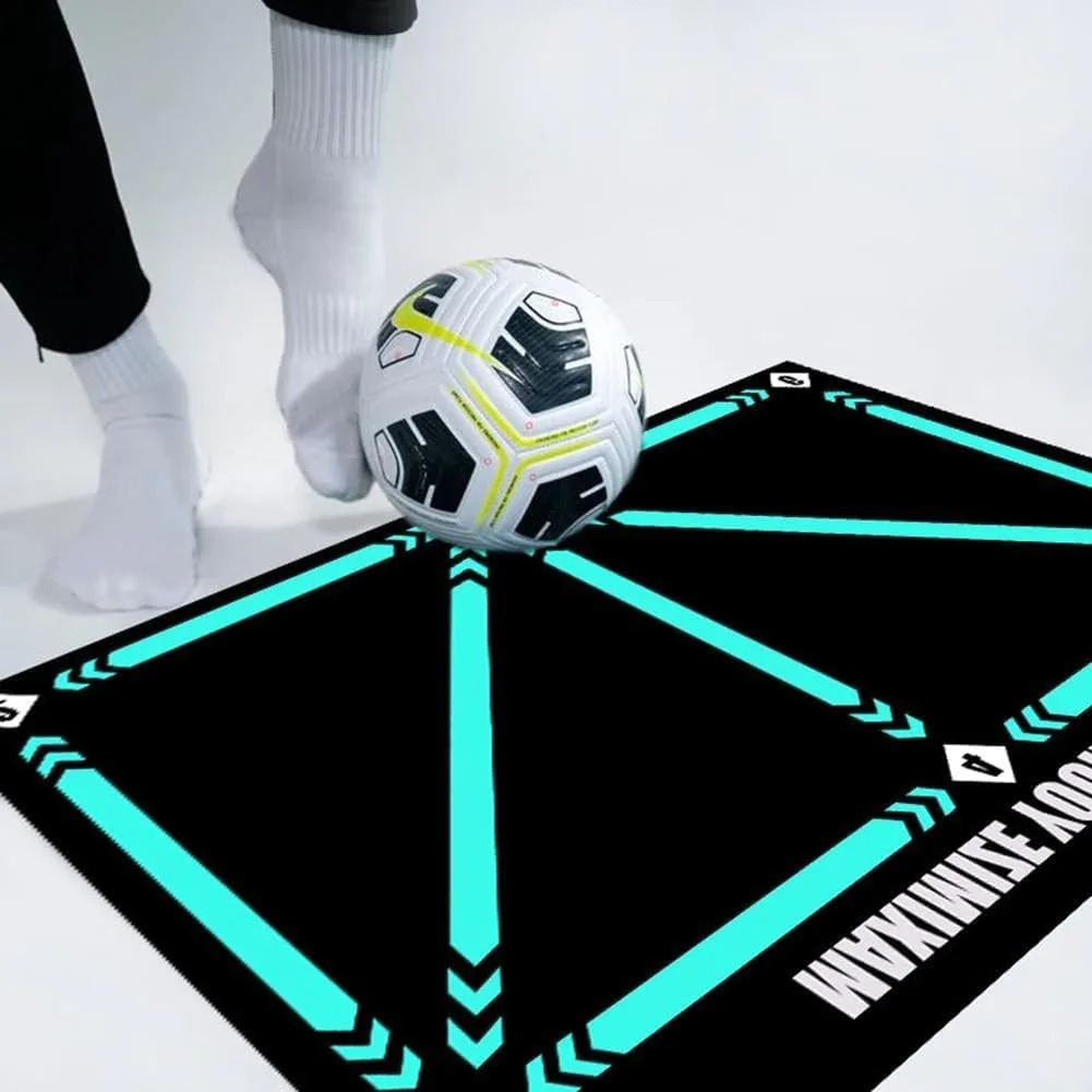 Football Training Mat Soccer Carpet Child Training Pack Indoor Foldable Kids Adults Dribble Non Slip Kids Adults Rug Soccer 5