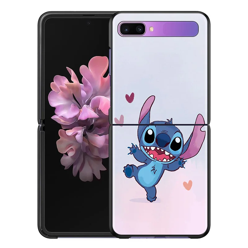 Shockproof fashion mobile hard shell Cover ilo Stitch For Samsung Galaxy Z Flip 3 5G Black Fundas Phone Case z flip3 cover