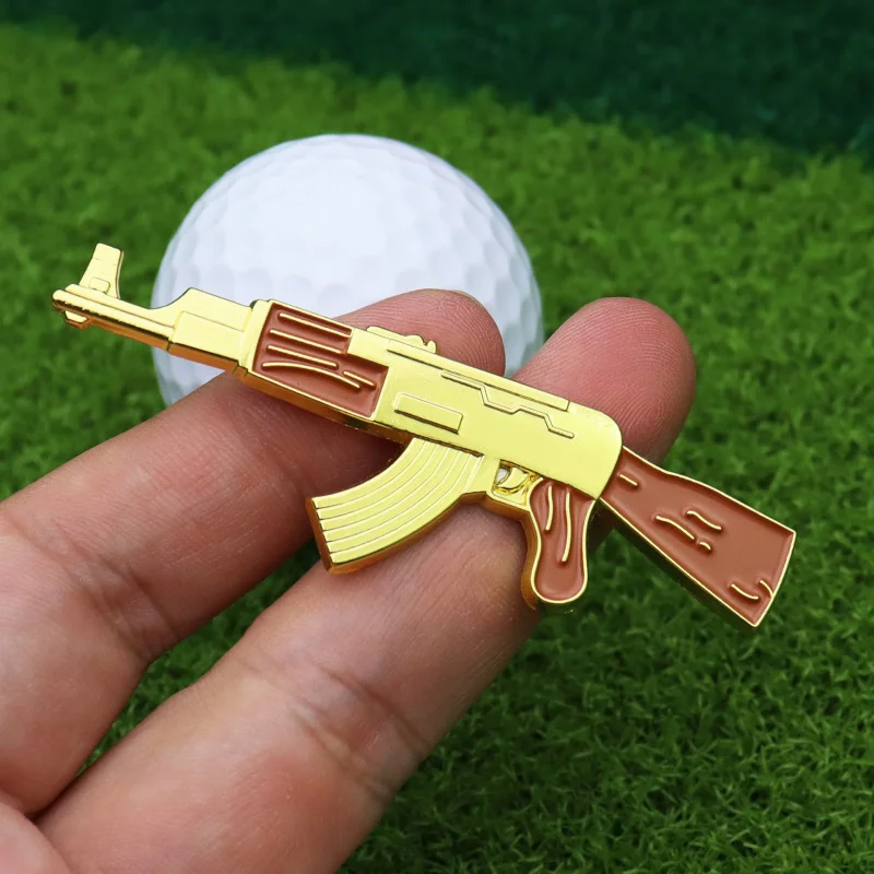New golf accessories ball position Mark hat decoration metal new age has clip