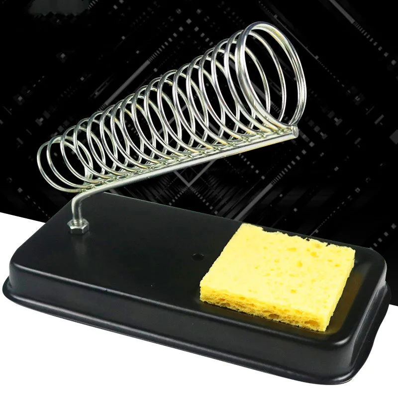 

2022 Fashion New Electric Soldering Iron Stand Holder With Welding Metal Support Station Generic High Temperature Resistance
