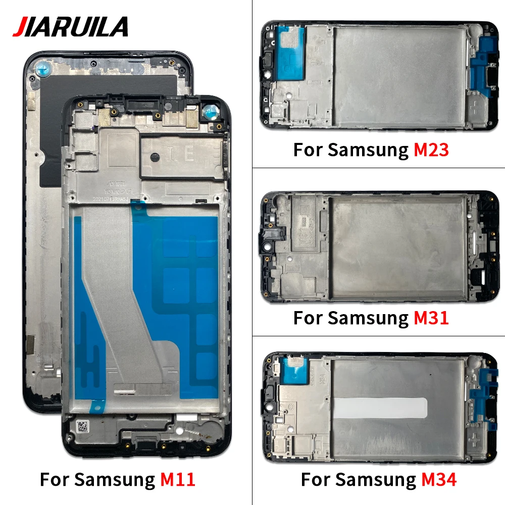 삼성 M35 A05 A05S A06 A15 4G A26 A34 5G A35 M11 M23 M31 M34 전면 하우징 LCD 프레임 베젤 플레이트 쉘 A-프레임 LCD 브래킷