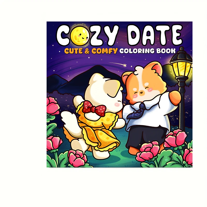 Cat's Daily Life Adult Coloring Book - 28 Pages of Creative Relaxation
