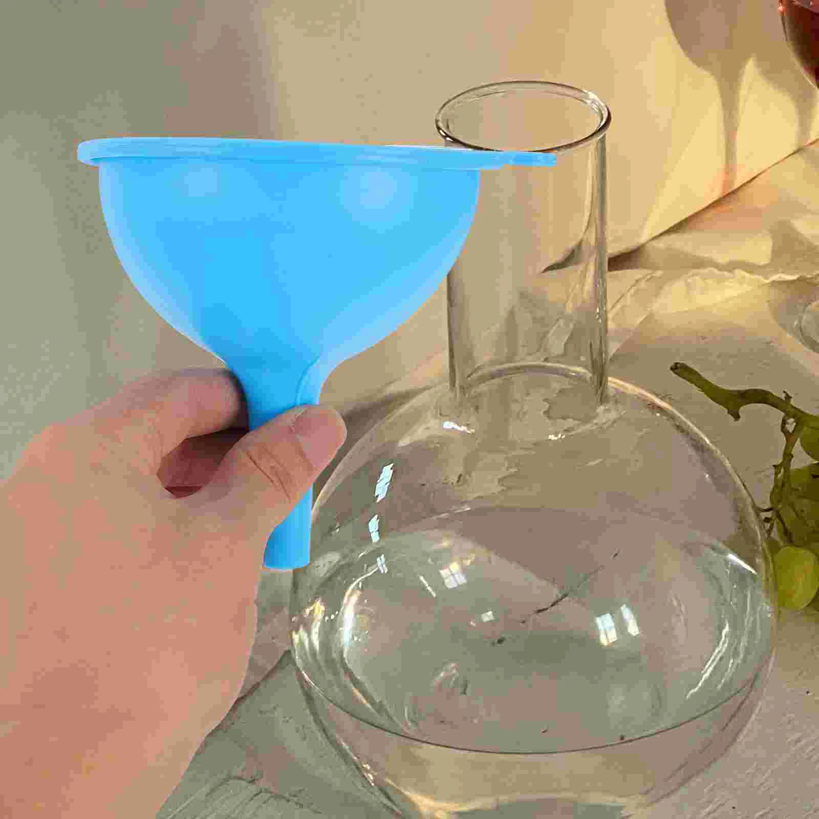 

3Pcs Silicone Funnel Oil Vinegar Funnels Liquid Soy Sauce Funnels Kitchen Gadgets